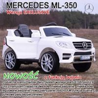 MERCEDES ML350 AMG TRZY SILNIKI, FUNKCJA BUJANIA,MIĘKKIE KOŁA, MIĘKKIE SIEDZENIE, MOCNY/ML350