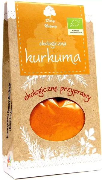 Kurkuma BIO 50 g - Dary Natury zdjęcie 1