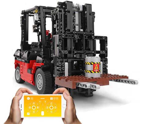 WÓZEK WIDŁOWY  STEROWANA KLOCKI TECHNIC 1719 el. na Arena.pl