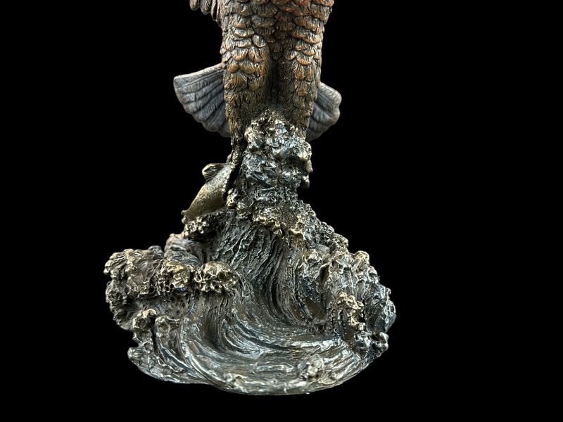 BIELIK AMERYKAŃSKI ŁAPIĄCY RYBĘ VERONESE WU75227A4 zdjęcie 8