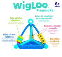 Mobi : Wigloo Piramidka. Zabawka sensoryczna