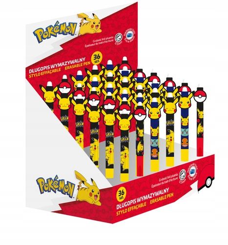 DŁUGOPIS WYMAZYWALNY POKEMON ST.MAJEWSKI na Arena.pl