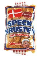 Boczek smażony, chipsy snacki mięsne, skórki wieprzowe BBQ barbecue 150g - Ok Snacks