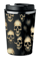 KUBEK TERMICZNY Premium czarny czaszki Halloween  KT_576_cz