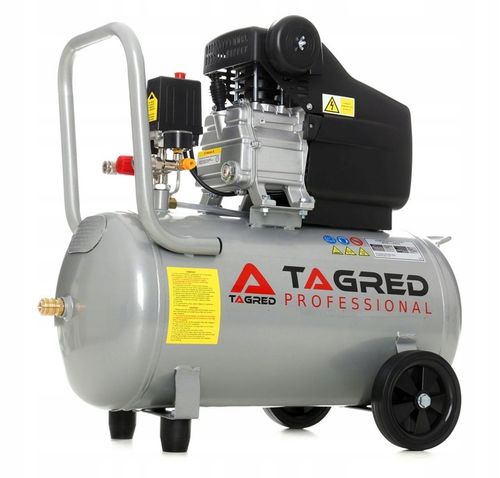 KOMPRESOR OLEJOWY SPRĘŻARKA 50L GRATIS ZESTAW 6w1 na Arena.pl