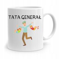 Kubek Na Dzień Ojca Dla Taty Tata Generał Prezent Z Nadrukiem Ze Zdjęciem