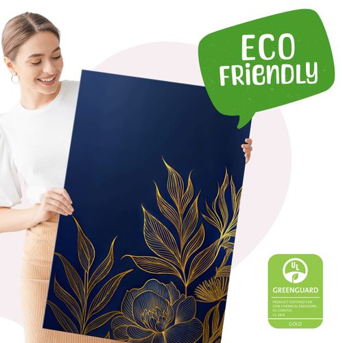 Obrazy Do Salonu Set Kwiaty Line-art Glamour Abstrakcja Natura 90cm x 40cm na Arena.pl