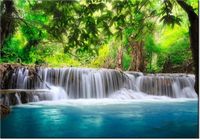 100 70CM OBRAZ PŁÓTNO WODOSPAD PŁÓTNO RAMA