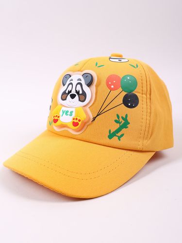 Czapka z daszkiem bejsbolówka dziecięca unisex panda żółta 50-54 YOCLUB na Arena.pl