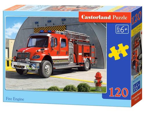 Puzzle 120el. fire engine na Arena.pl