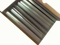 LISTWY WSUWANY STANDARD 15MM 50 SZT CZARNE ARGO