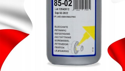 KLEJ DO OSADZANIA ŁOŻYSK TULEI WAŁÓW MOCNY LOXEAL 85-02 250 ml na Arena.pl