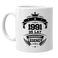 1991 Narodziny legendy 35 lat - kubek na prezent