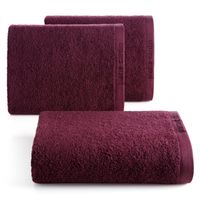 Ręcznik do rąk frotte EVI 30x50 burgundowy 430 g/m²