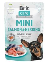 Brit Care Mini Filety W Sosie Z Łososia I Śledzia 85g