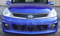 Nissan Versa - Chromowane Listwy Chrome Grill Atrapy Zderzaka Tuning