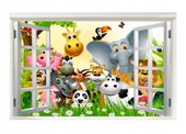 Naklejki samoprzylepna okno do dziecięcego pokoju