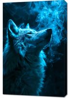 Obraz 60x90cm Oddech Wilka