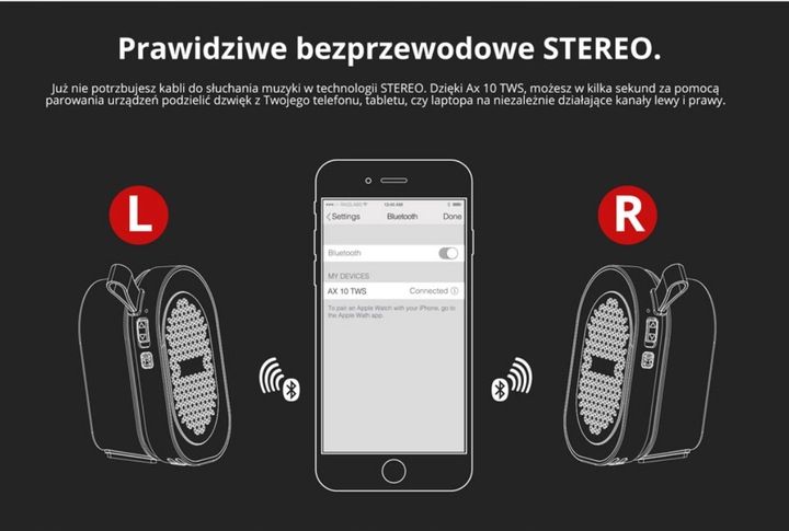 GŁOŚNIKI BEZPRZEWODOWE DO LAPTOPA BLUETOOTH STEREO zdjęcie 5