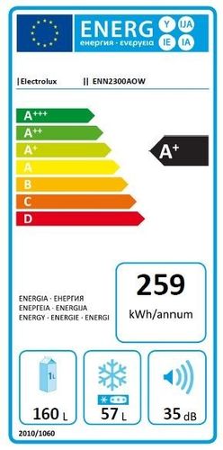 Electrolux Chłodziarko-zamrażarka ENN2300AOW na Arena.pl
