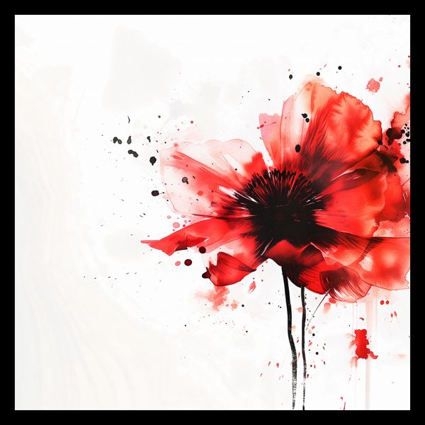 Plakat 40x40cm Płynna Akwarela zdjęcie 2