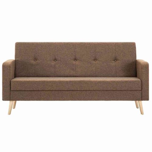 Rozkładana Sofa Materiałowa, Brązowa na Arena.pl