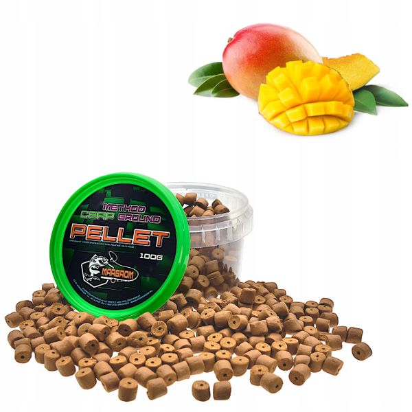PELLET HACZYKOWY MARGROM 8mm 100g Mango zdjęcie 1