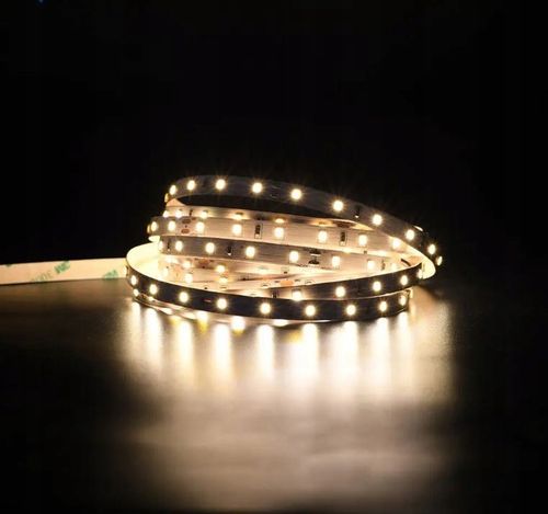 ZESTAW Taśma LED 3000K BIAŁA CIEPŁA 5m - TAŚMA+ ZASILACZ+ PILOT+ na Arena.pl