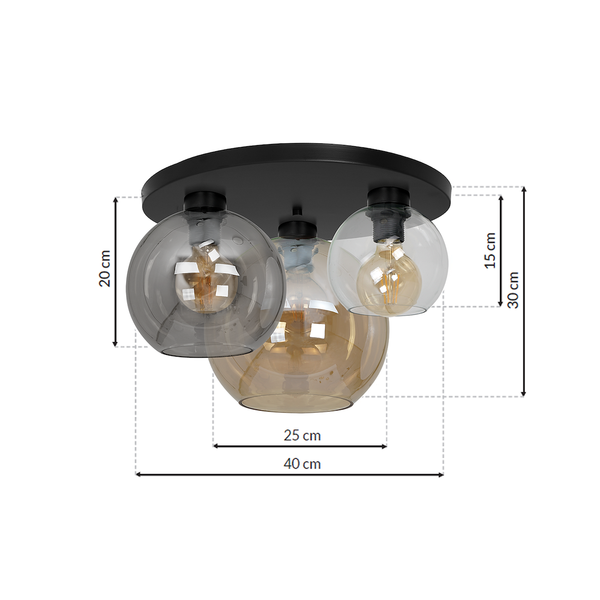 Lampa sufitowa SOFIA MIX 3xE27 zdjęcie 7