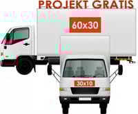 Reklama magnetyczna MAGNES na samochód BUSA TIRA