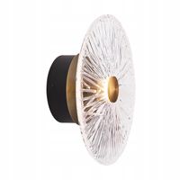 Kinkiet ścienny szklany ALLURE LED 5W, złoty matowy IP20, Maxlight