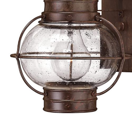 Latarenka ścienna do ogrodu HK-CAPECOD2-S Hinkley lampion brązowy na Arena.pl