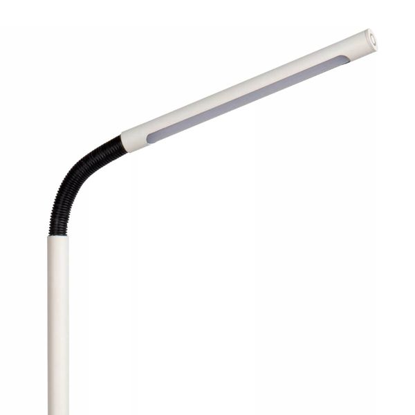 Biała lampa podłogowa Gilly do sypialni LED 3W ściemnialna zdjęcie 5