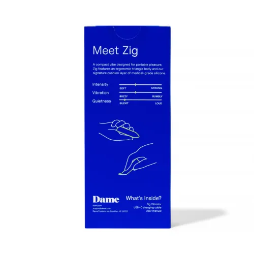 dame zig - kompaktowy model z trojkątną głowką, ładowanie usb-c na Arena.pl