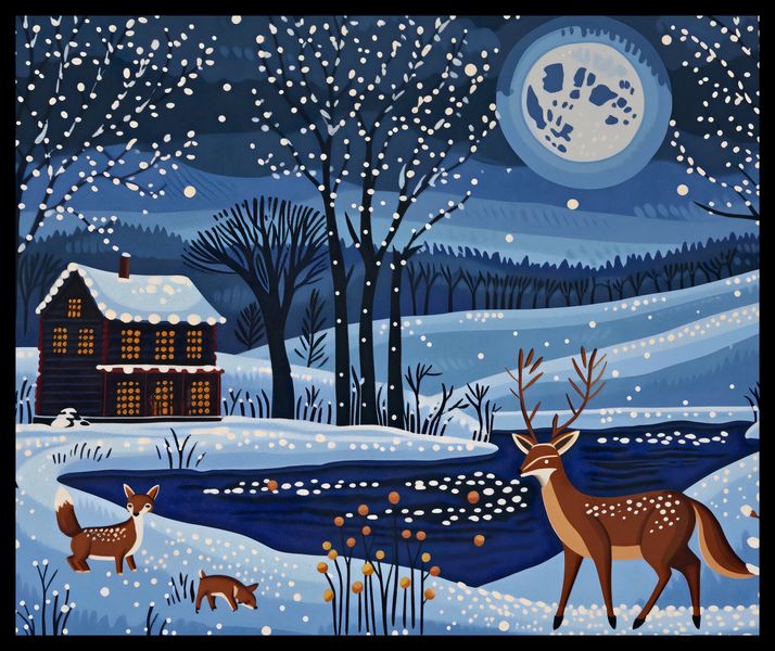 Plakat 60x50cm Przyszła Zima zdjęcie 2