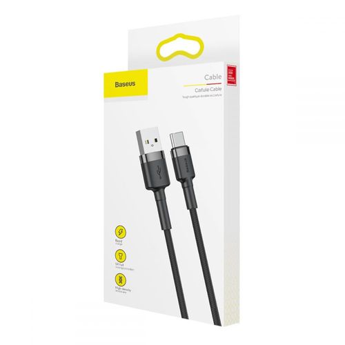 BASEUS CAFULE TYPE-C CABLE 200CM GREY/BLACK na Arena.pl