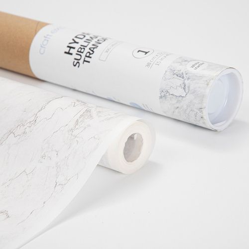 Folia do hydrosublimacji Craft Express - White Marble zdjęcie 1