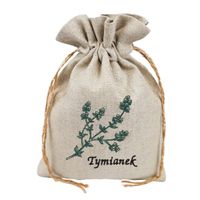 Lniany Woreczek Na Tymianek – Naturalne Przechowywanie Ziół
