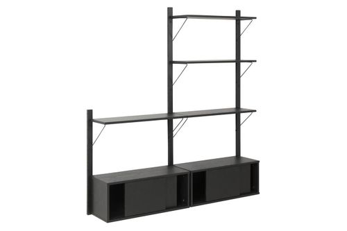 System ścienny Declan Czarny na Arena.pl