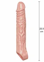 toyjoy extension sleeve tpe xl 22,5 cm - elastyczna nakładka powiększająca