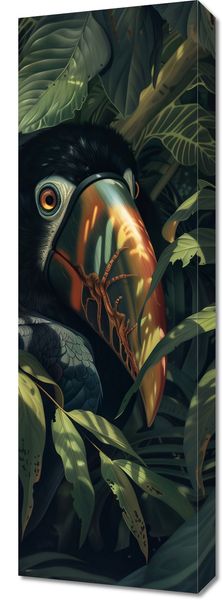 Obraz 30x90cm Skryty Tukan zdjęcie 1