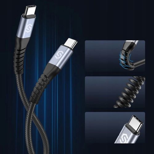 Ładowarka samochodowa 60 W USB TYP C - USB TYP C SYNCWIRE SW-XC769 na Arena.pl