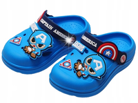 KLAPKI KAPCIE DZIECIĘCE BUTY SANDAŁKI MARVEL KAPITAN AMERYKA 24-25