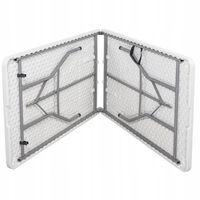 STÓŁ CATERINGOWY Składany w Walizkę TURYSTYCZNY Przenośny Rozkładany 180 cm