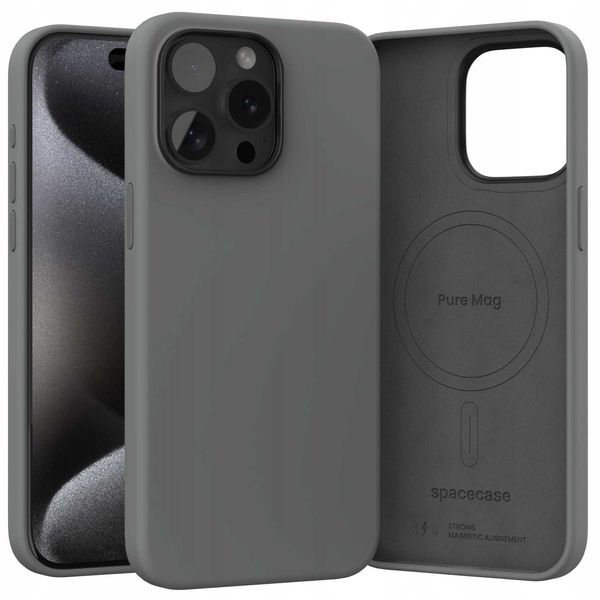 Spacecase Pure Mag Iphone 15 Pro Max Gray zdjęcie 12