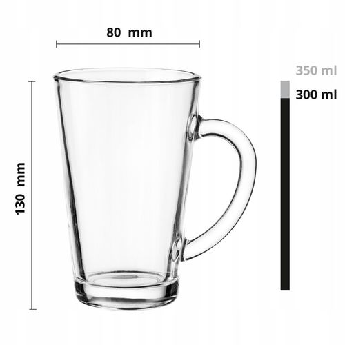 SZKLANKI DO KAWY LATTE Macchiato +ŁYŻECZKI ZESTAW na Arena.pl