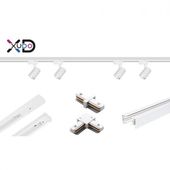 SYSTEM OSWIETLENIOWY NATYNKOWY 1000W LED GU10 BIALY MAT