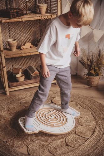 Dysk Balansowania dla dzieci balansujący DREWNIANY CERTYFIKOWANY na Arena.pl