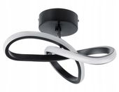 Lampa sufitowa Aptel czarna nowoczesna LED 12 W