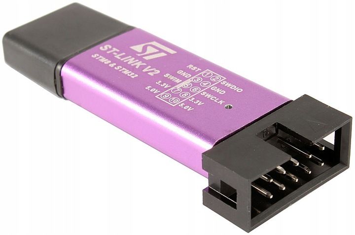 ST-Link V2 STM32 STM8 STLink Programator SWD SWIM zdjęcie 2